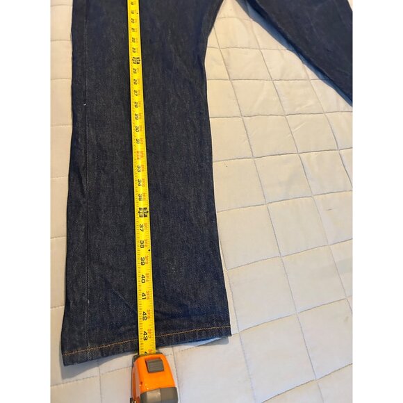 LEVIS 501XX Button Fly Raw Denim Dark Wash Straight Fit Men’s Jeans 40x32”. - Picture 7 of 15